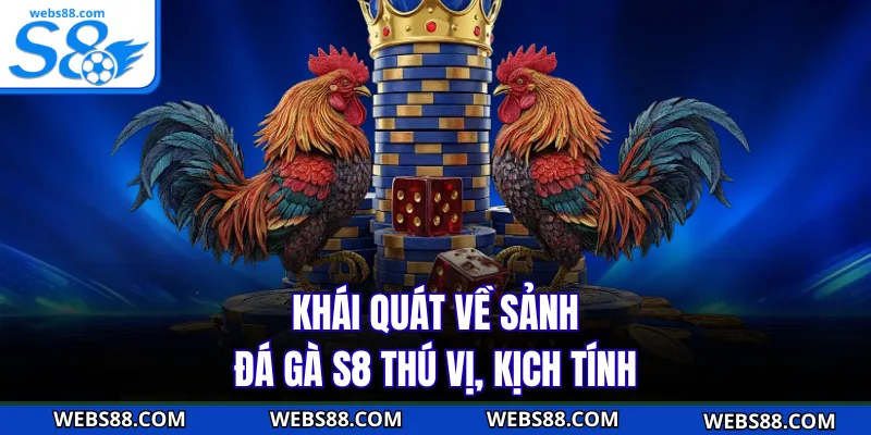 Khái quát về sảnh đá gà S8 thú vị, kịch tính
